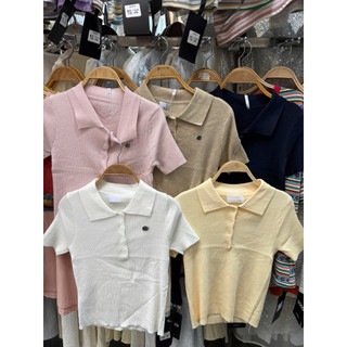 Áo Len Polo Mongtoghi Thêu Cá Chuẩn Miêu