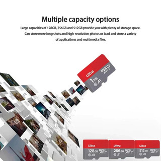 Thẻ nhớ MicroSD SanDisk SD Card 128Gb 256GB 512GB 1TB Class 10, tốc độ 100Mb/s