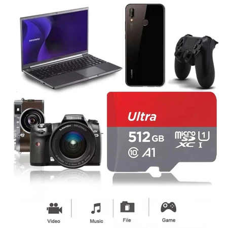 SanDisk Super Memory Card 64GB 128GB 256GB 512GB 1TB Micro SD Card Class10 UHS-1 Card (COD)
