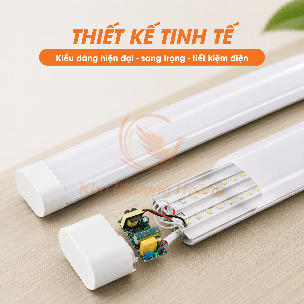 Đèn Tuýp Bán Nguyệt 1M2, 60cm Hiệu Suất Ánh Sáng Cao | Công Suất 40W 60W 100w Bảo Hành 2 Năm