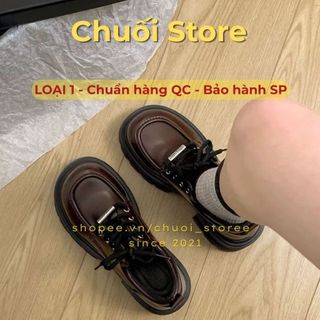 Giày oxford nữ da PU tổng hợp dệt vải đế cao su cao cấp thoải mái êm chân tinh tế