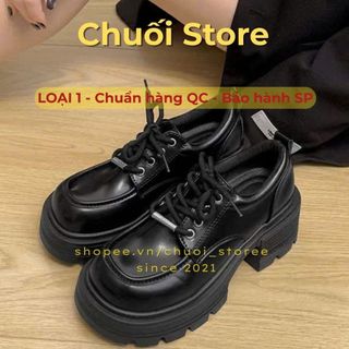Giày oxford nữ da PU tổng hợp dệt vải đế cao su cao cấp thoải mái êm chân tinh tế
