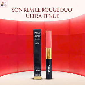Son Kem Le Rouge Duo Ultra Tenue 4.5ml, Son Môi Hai Đầu Cho Đôi Môi Căng Bóng, Ẩm Mượt