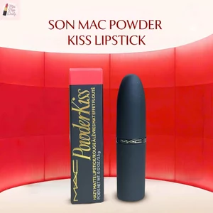 Son Thỏi Lì M.A.CXIMAL Powder Kiss Lipstick Bền Màu Kéo Dài 12 Tiếng