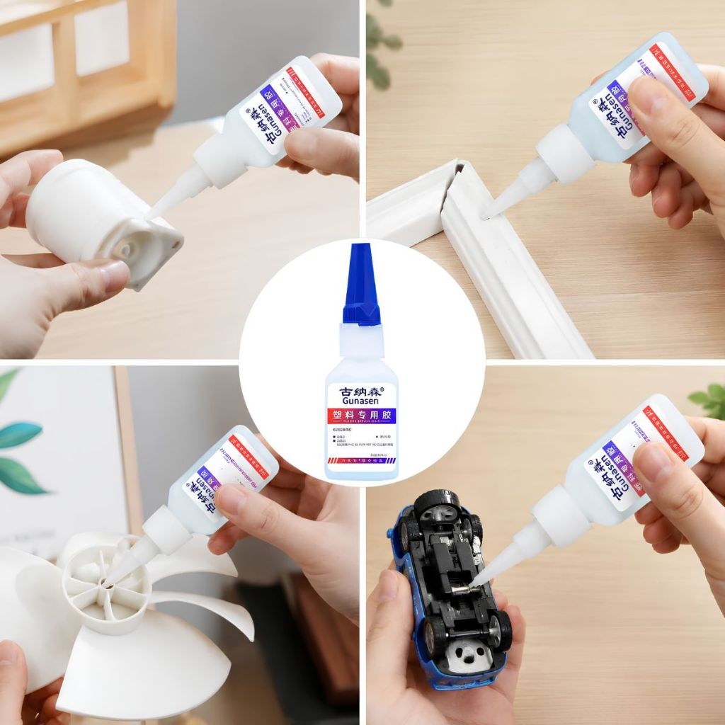 Keo dán nhựa chuyên dụng Gunasen Plastic Special Glue dán các loại nhựa đồ chơi ống nước chống nước