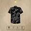 Áo Sơ Mi Lụa Họa Tiết Cây Tre, Cuban Shirt Chất Lụa Tuyết Mềm Mịn, Thoáng Mát, Thấm Hút Tốt, Chống Nhăn - Size 50-100kg