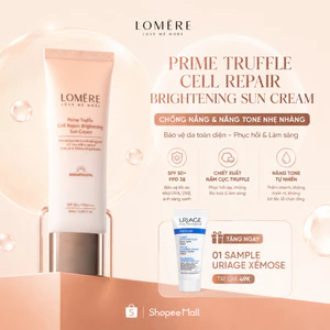 Kem chống nắng dưỡng trắng phổ rộng LOMERE Prime Trufle Cell Repair Brightening Sun Cream 50ml