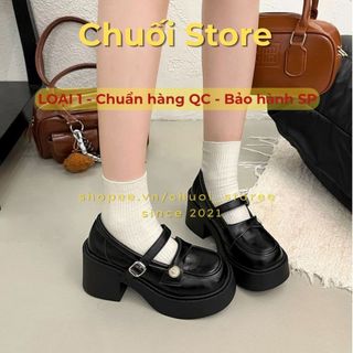 Giày oxford nữ da PU tổng hợp dệt vải đế cao su thanh lịch sang trọng nữ tính cá tính