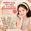 Miếng Dán Tóc Mái Nữ Họa Tiết Hoa Chấm Bi Xinh Xắn, Giúp Giữ Tóc Mái Vào Nếp Khi Makeup, Skincare. Rửa Mặt, Dễ Sử Dụng M