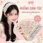 Miếng Dán Tóc Mái Nữ Họa Tiết Hoa Chấm Bi Xinh Xắn, Giúp Giữ Tóc Mái Vào Nếp Khi Makeup, Skincare. Rửa Mặt, Dễ Sử Dụng M