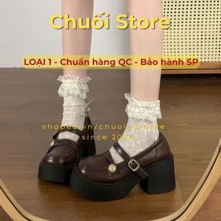 Giày oxford nữ da PU tổng hợp dệt vải đế cao su thanh lịch sang trọng nữ tính cá tính
