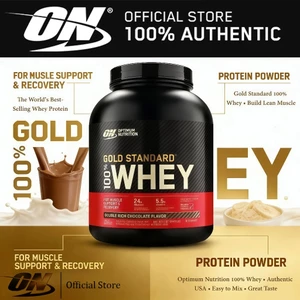 ON Whey Protein Gold Standard 100% Whey Isolate 5lbs - 24g Protein, 5.5g BCAA, 4g Glutamine, Double Rich Chocolate