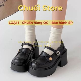 Giày oxford nữ da PU tổng hợp dệt vải đế cao su thanh lịch sang trọng nữ tính cá tính