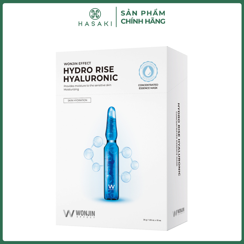 Combo 10 Miếng Mặt Nạ Wonjin Cấp Ẩm Chuyên Sâu 30g/Miếng