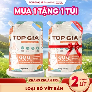 Nước Giặt Đồ Lót TopGia Dung Tích 1L Dịu Nhẹ, Kháng Khuẩn, Sạch Mùi, Sạch Tinh Tươm