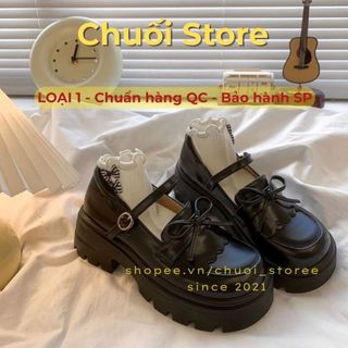 Giày Oxford nữ da PU tổng hợp dệt vải đế cao su trẻ trung tinh tế thời trang tiểu thư