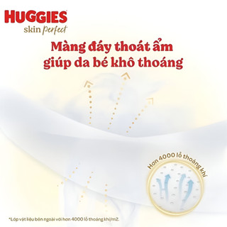 [MUA 3 TẶNG 1] Tã/Bỉm Dán Sơ Sinh Huggies SkinPerfect Size NB (<5kg) - Lucie's Mom