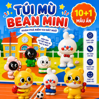 Túi Mù Bean Mini 10+1 Mẫu Ẩn Blind Box – Mô Hình Figure Mini Dễ Thương Đồ Chơi Sưu Tầm Trang Trí Bàn Học Quà Tặng