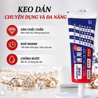 Siêu Keo Dán Đa Năng DIY Gunasen Dán Trang Sức Trang Trí Kim Cương Giả Vải Handmade Nhựa Nhanh Khô