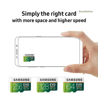 Thẻ nhớ Samsung Evo micro SD 1TB 512GB 256GB 128GB C10 u3 TF 64 GB