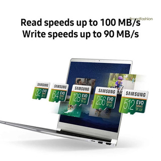 Thẻ nhớ Samsung Evo micro SD 1TB 512GB 256GB 128GB C10 u3 TF 64 GB