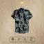 Áo Sơ Mi Lụa Họa Tiết Quạt Cách Điệu, Cuban Shirt Chất Lụa Tuyết Mềm Mịn, Thấm Hút Tốt, Chống Nhăn - Size 50-100kg