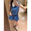 Váy MM xanh bí cổ ren hoa #sieucapp