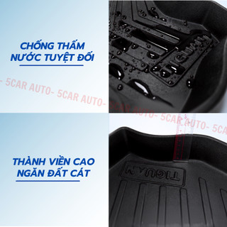 LÓT CỐP xe Ford Fiesta Hatback 2014 - Nay, nhựa dẻo siêu đẹp, siêu bền, chống thấm nước, không mùi, vừa khít xe