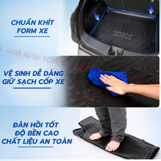 LÓT CỐP xe Ford Fiesta Hatback 2014 - Nay, nhựa dẻo siêu đẹp, siêu bền, chống thấm nước, không mùi, vừa khít xe