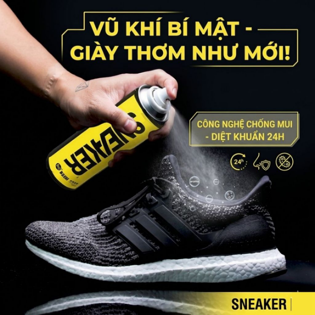 Chai xịt nano kháng thấm nước giày Sneaker 1 lọ 300ml, bình sịt dạng sương kháng nước, kháng bám bụi