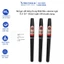 Bút gel viết tiếng Trung Nhật Hàn, odemei ngòi 0.5 0.7 1.0mm luyện viết chuyên dụng