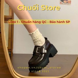 Giày oxford nữ da PU tổng hợp dệt vải đế cao su cao cấp đáng yêu thoải mái vừa vặn