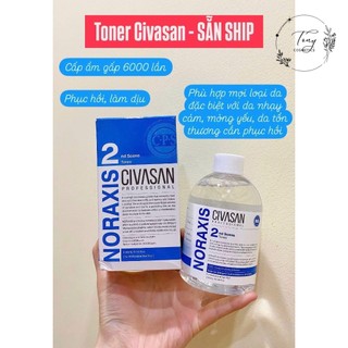 Toner Civasan Noraxis 2nd Scence 300ml, toner lành tính cho da mỏng yếu, cấp nước