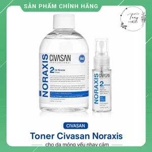 Toner Civasan Noraxis 2nd Scence 300ml, toner lành tính cho da mỏng yếu, cấp nước