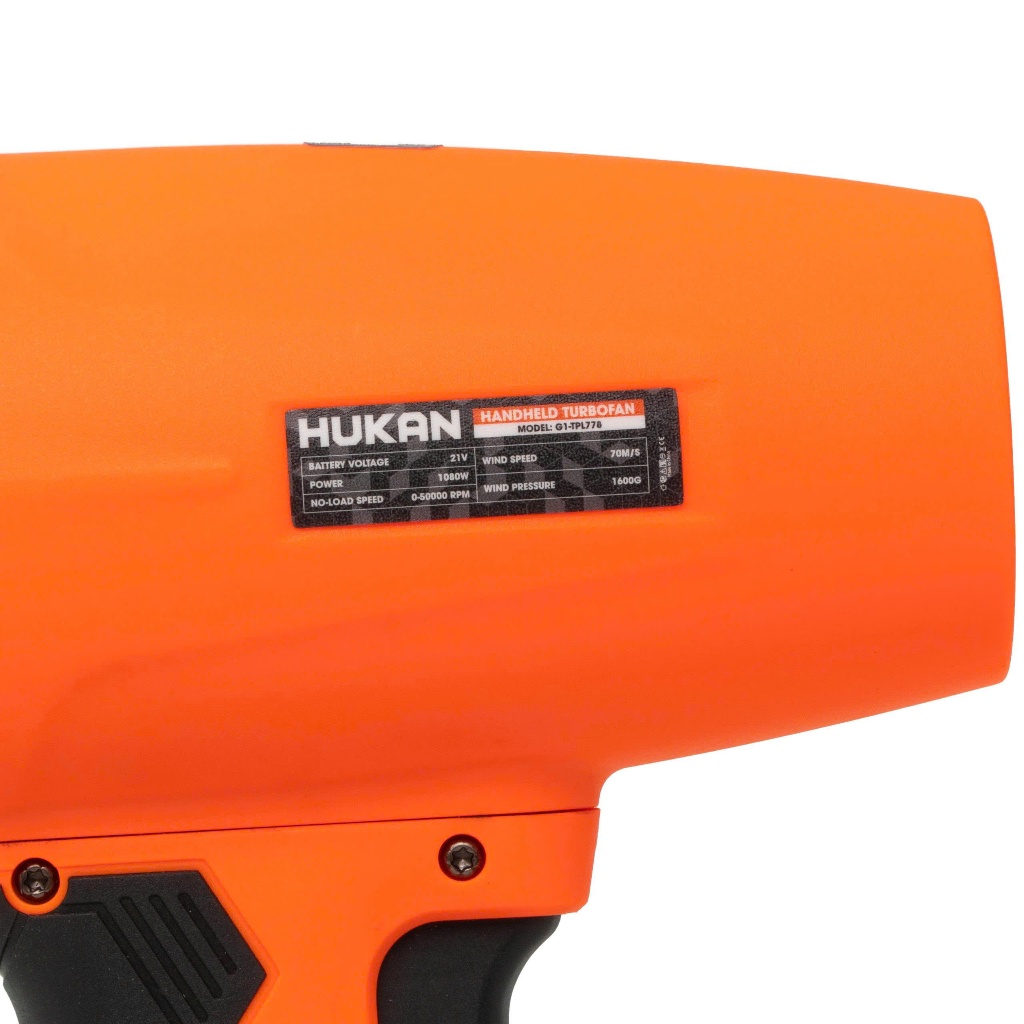 Thân Máy Thổi Phản Lực HUKAN G1-TPL778 | Động Cơ Không Chổi Than, Tốc Độ Gió 70m/s, 50000RPM – Máy Thổi Bụi 21V