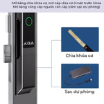 Khóa nhận diện khuôn mặt AKIA HR-33 cho cửa nhôm - Hỗ trợ Matter, Quét Face ID 3D, Vân tay FPC siêu nhạy, app Tuya Smart — ảnh 8