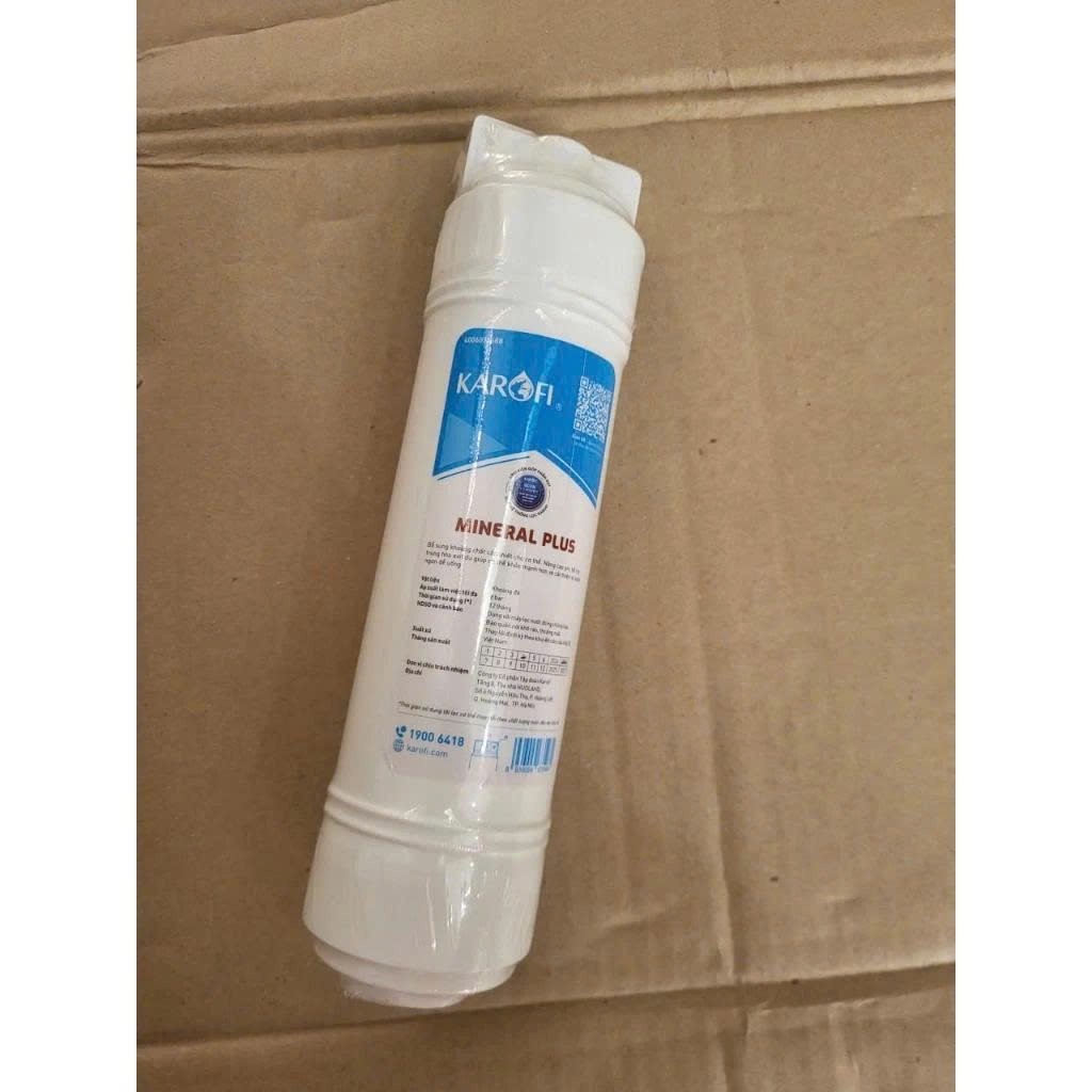 Lõi Chức Năng Mineral Plus Cắm nhanh Karofi Gấp Đôi Khoáng Chất Bổ Sung Khoáng Tự Nhiên Cho Nước Model KAD-D66S