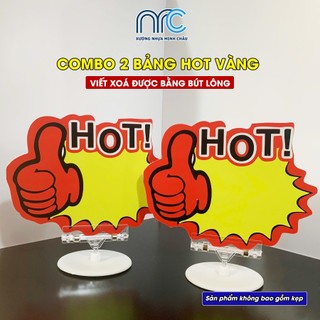 Combo 2 Bảng giá tự ghi, Bảng sale giảm giá, Bảng giá viết xoá nhiều lần dành cho cửa hàng, siêu thị