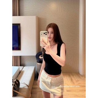 Áo 2 Dây Bản To Cổ U [Hàng QC M172]