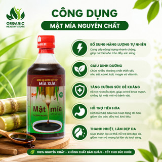 Mật mía nguyên chất 650g Mía Xưa - Hỗ trợ thanh lọc, chữa lành cơ thể một cách tự nhiên