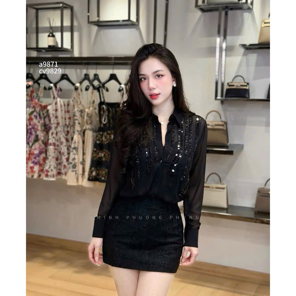 Áo voan kim sa CN QCCC