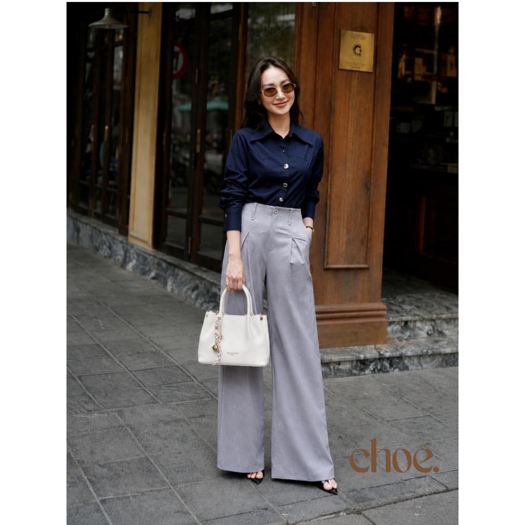 [VOUCHER 100K+TẶNG CHARM] Túi Xách  Công Sở CHOÉ Da PU Cao Cấp Hai Quai Form Cứng Thanh Lịch Kèm Dây Đeo Chéo 6378
