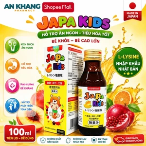 Siro Ăn Ngon Cho Bé Japakids - Hỗ Trợ Bé Ăn Ngon Miệng, Giảm Biếng Ăn Nhập Khẩu Nhật Bản - 100 ML