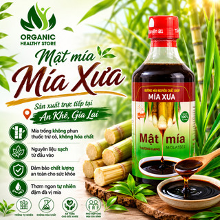 Mật mía nguyên chất 650g Mía Xưa - Hỗ trợ thanh lọc, chữa lành cơ thể một cách tự nhiên