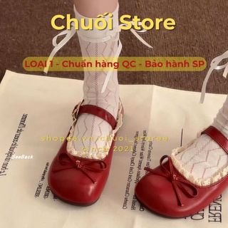 Giày bệt nữ da PU tổng hợp dệt vải đế cao su dễ phối đồ nhẹ nhàng nàng thơ tinh tế