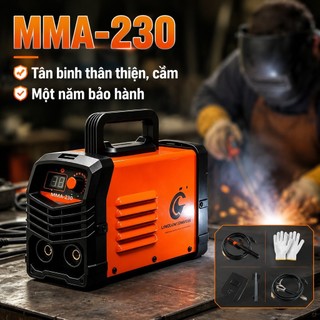 Máy hàn mini  MMA-230 Bảo hành 12 tháng, màn hình LED, máy hàn chuyên nghiệp với giá cả phải chăng