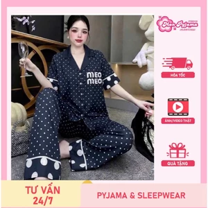 Đồ bộ nữ đồ mặc nhà,đồ ngủ đẹp cho nữ,pijama tay ngắn lụa mềm mịn mát nhiều họa tiết dễ thương [260]