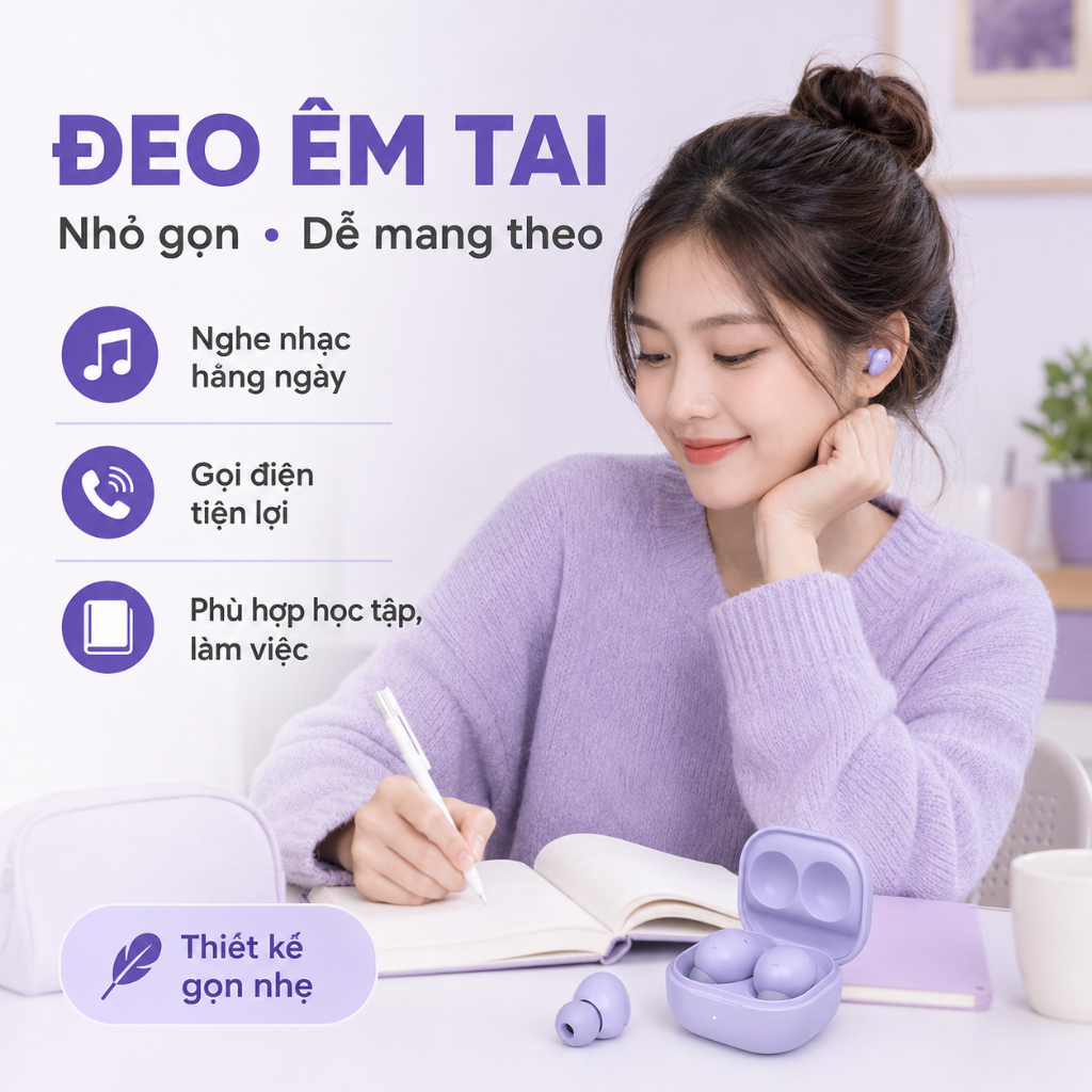 Tai Nghe Bluetooth TWS Không Dây Nhét Tai｜Cảm Ứng Chạm｜Âm Thanh HiFi｜Hộp Sạc Mini