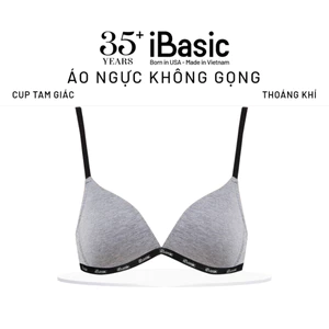Áo ngực không gọng mút mỏng iBasic Airy thoáng mát kiểu dáng tam giác thể thao BRAY101