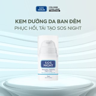 [SOS SERUM] Kem dưỡng da ban đêm phục hồi, tái tạo SOS NIGHT